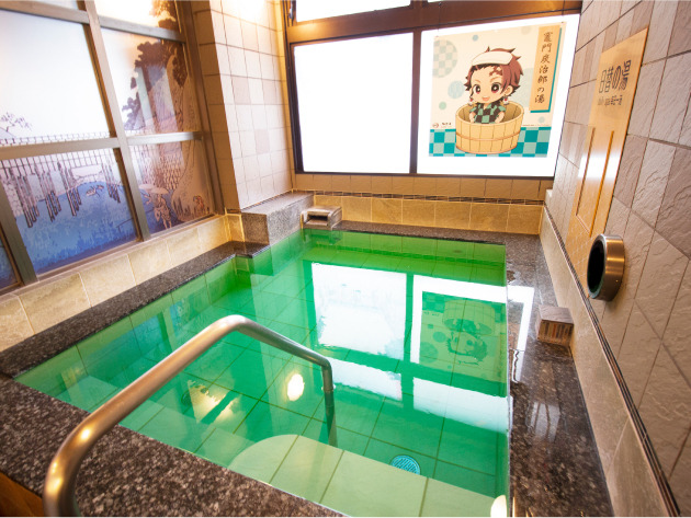 「キャラクターの湯」イメージ(C)吾峠呼世晴／集英社・アニプレックス・ufotable