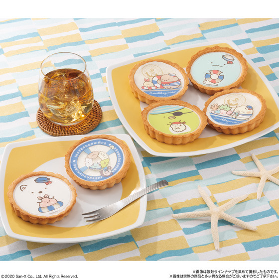 「すみっコぐらしタルト summer ver.」オープン価格（C）2020 San-X Co., Ltd. All Rights Reserved.