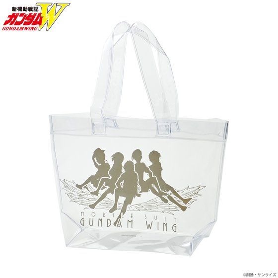「新機動戦記ガンダムW サマーファッションイラストアイテム クリアトートバッグ」2,200円（税込）（C）創通・サンライズ