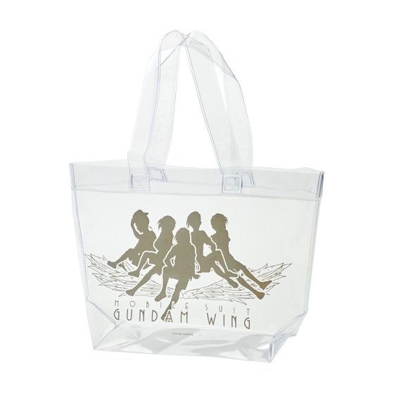 「新機動戦記ガンダムW サマーファッションイラストアイテム クリアトートバッグ」2,200円（税込）（C）創通・サンライズ