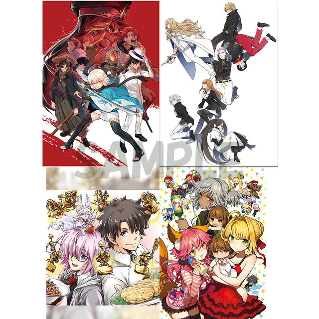 「Fate」シリーズ クリアファイルセット2020　1,818円（税別）(C)TYPE-MOON(C) TYPE-MOON / FGO PROJECT(C)TYPE-MOON／経験値(C)Nitroplus／TYPE-MOON・ufotable・FZPC(C)TYPE-MOON・ufotable・FSNPC