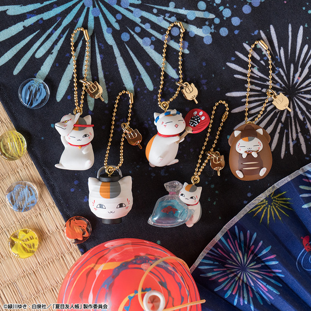 G賞：お祭りニャンコ先生チャーム（イメージ）1回650円（税込）（C）緑川ゆき・白泉社／「夏目友人帳」製作委員会