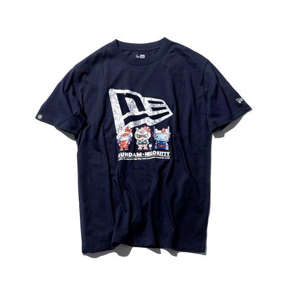 「STRICT-G NEW ERA 『ガンダム★ハローキティ』Tシャツ 地球連邦軍」6,380円（税込）（C）創通・サンライズ