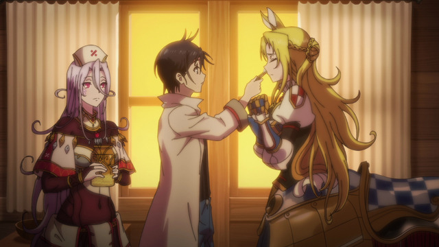 第6話「飛べないハーピー」先行場面カット（C）折口良乃・Zトン／集英社・リンドヴルム医師会