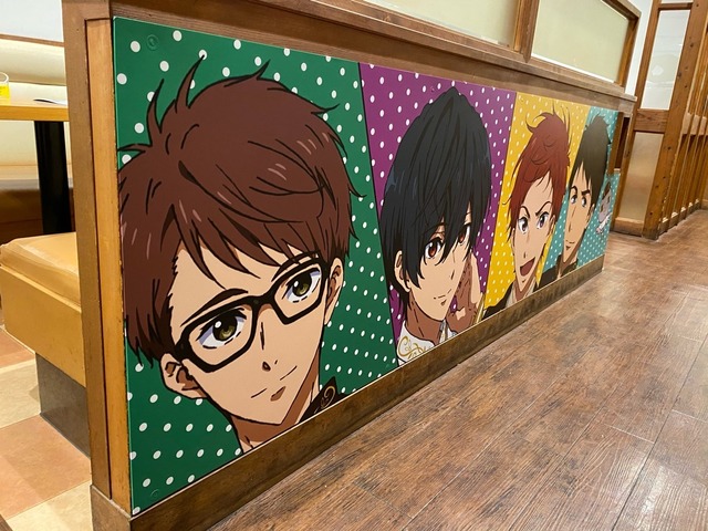 「ココス×Free! Celebration Summer」キャンペーン（C）おおじこうじ・京都アニメーション／岩鳶町後援会2019