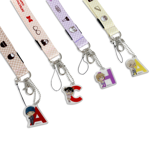 ネックストラップ 各1,620円（税抜）（C）青山剛昌／小学館・読売テレビ・ TMS 1996