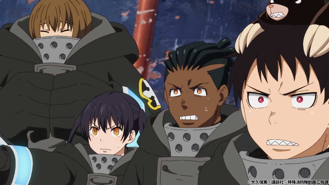 「炎炎ノ消防隊 弐ノ章」第9話先行カット（C）大久保篤・講談社／特殊消防隊動画広報課