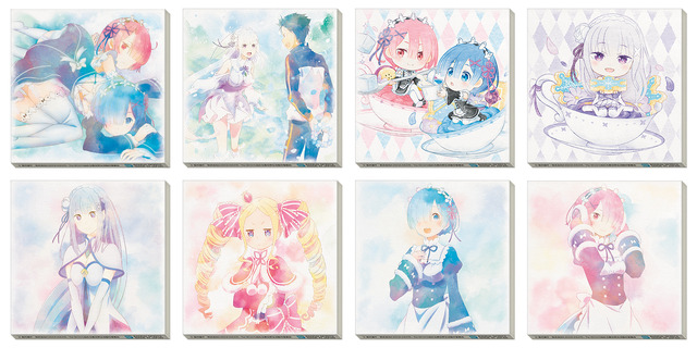 E賞：キャンバスボード(C) 長月達平・株式会社KADOKAWA刊／Re:ゼロから始める異世界生活製作委員会