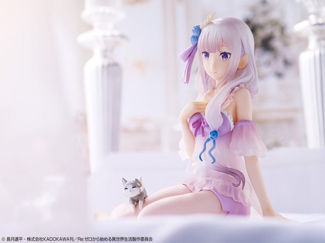 B賞：エミリア フィギュア(C) 長月達平・株式会社KADOKAWA刊／Re:ゼロから始める異世界生活製作委員会
