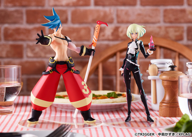 POP UP PARADE ガロ・ティモス／POP UP PARADE リオ・フォーティア 各3,900円(税込)（C）TRIGGER・中島かずき／XFLAG