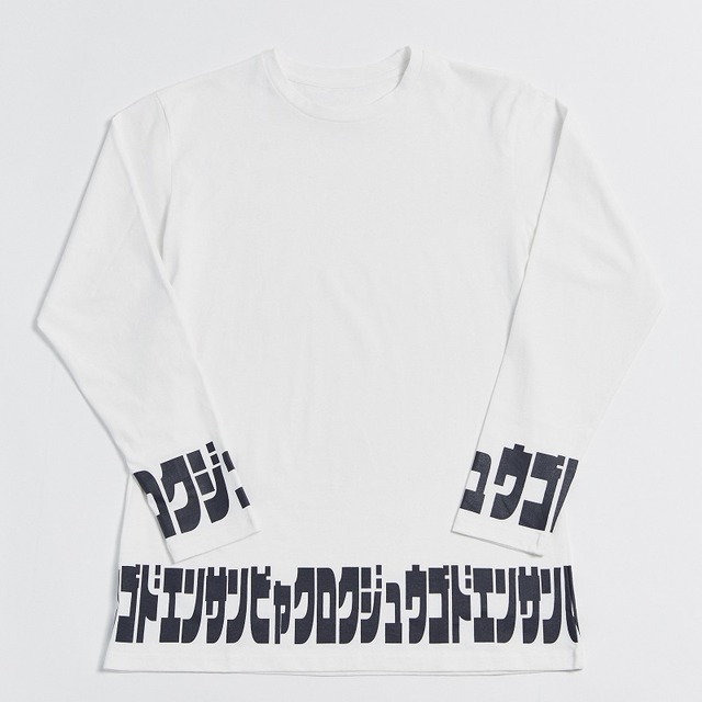 ロンＴ katakana (WHITE)5,500円(税込)