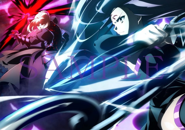 「劇場版『Fate/stay night [Heaven's Feel]』III.spring song」第2週目来場者特典「ufotable描き下ろしクリアポスターファイルI（#2 バースト）」（C）TYPE-MOON・ufotable・FSNPC