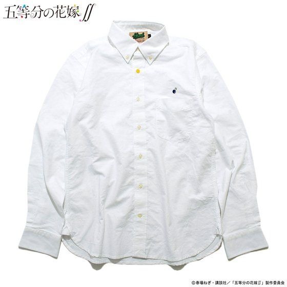 「五等分の花嫁∬×HTML ZERO3 Sister Rose Oxford L/S Shirt」7,150円（税込）（C）春場ねぎ・講談社／「五等分の花嫁∬」製作委員会