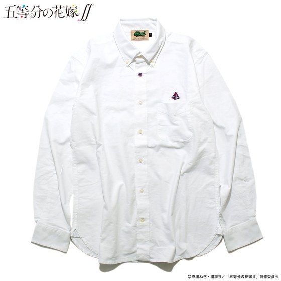 「五等分の花嫁∬×HTML ZERO3 Sister Rose Oxford L/S Shirt」7,150円（税込）（C）春場ねぎ・講談社／「五等分の花嫁∬」製作委員会