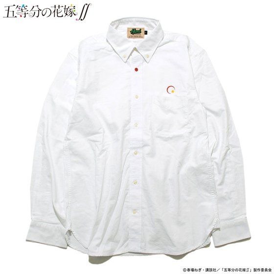「五等分の花嫁∬×HTML ZERO3 Sister Rose Oxford L/S Shirt」7,150円（税込）（C）春場ねぎ・講談社／「五等分の花嫁∬」製作委員会
