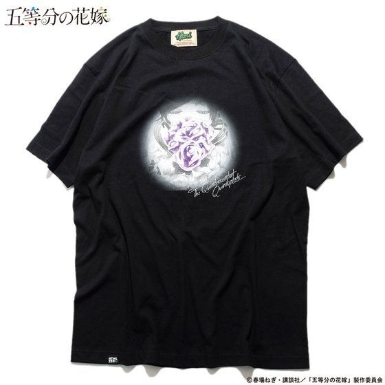 「五等分の花嫁×HTML ZERO3 Bouquet S/S Tee」4,620円（税込）（C）春場ねぎ・講談社／「五等分の花嫁∬」製作委員会