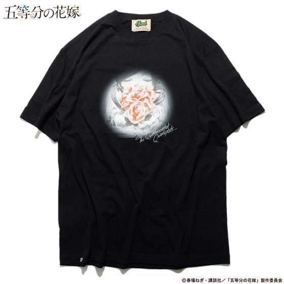 「五等分の花嫁×HTML ZERO3 Bouquet S/S Tee」4,620円（税込）（C）春場ねぎ・講談社／「五等分の花嫁∬」製作委員会