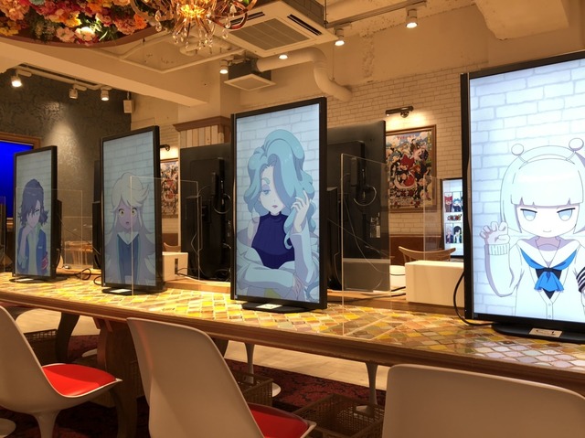 「妖怪ウォッチJam 妖怪学園Y ～Nとの遭遇～×キャラウムカフェ」キャラクターパネル席（C）L5/YWP-TX