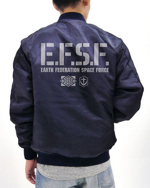 「地球連邦軍 MA-1ジャケット」12,000円（税別）（C）創通・サンライズ