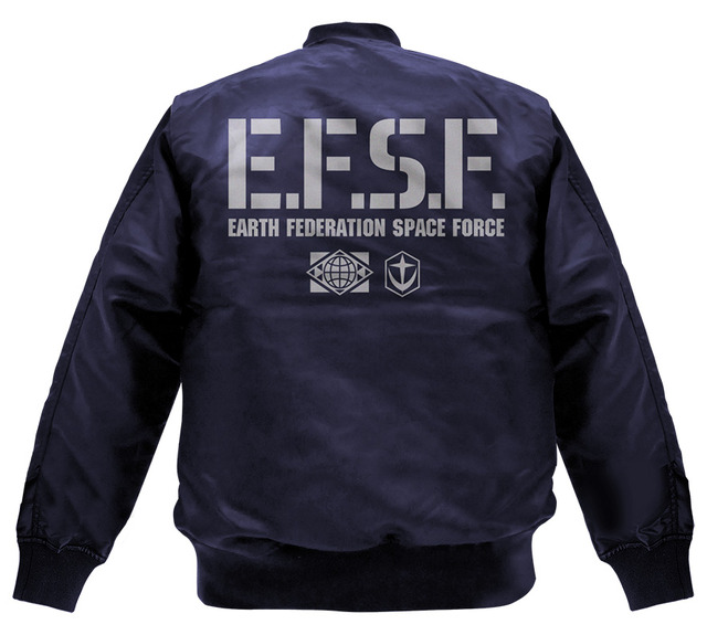 「地球連邦軍 MA-1ジャケット」12,000円（税別）（C）創通・サンライズ
