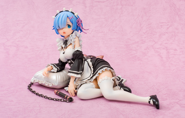 「1/7スケール塗装済み完成品フィギュア　Re:ゼロから始める異世界生活　レム」13,000円（税別）（C）長月達平・株式会社KADOKAWA刊／Re:ゼロから始める異世界生活製作委員会
