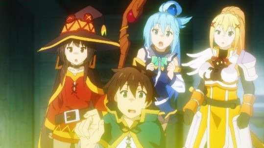 『この素晴らしい世界に祝福を！』（C）2016 暁なつめ・三嶋くろね／KADOKAWA／このすば製作委員会（C）2017 暁なつめ・三嶋くろね／KADOKAWA／このすば2製作委員会