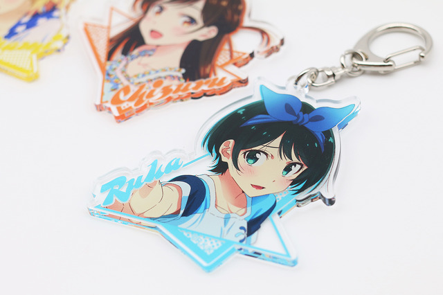 【アクリルキーホルダー】全4種／各800円（税別）（C）宮島礼吏・講談社／「彼女、お借りします」製作委員会