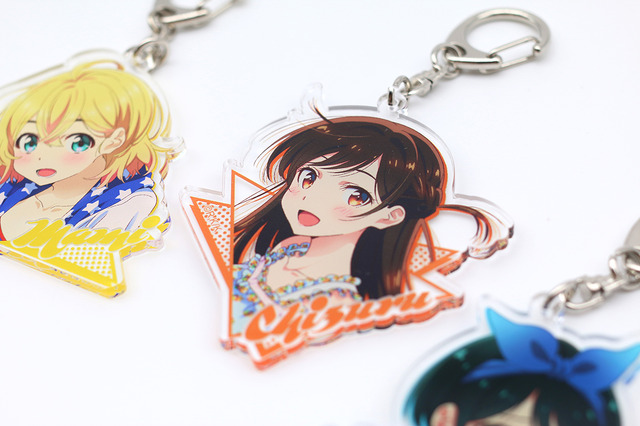 【アクリルキーホルダー】全4種／各800円（税別）（C）宮島礼吏・講談社／「彼女、お借りします」製作委員会