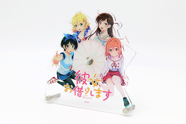 【アクリル卓上時計】全1種／3,800円（税別）（C）宮島礼吏・講談社／「彼女、お借りします」製作委員会