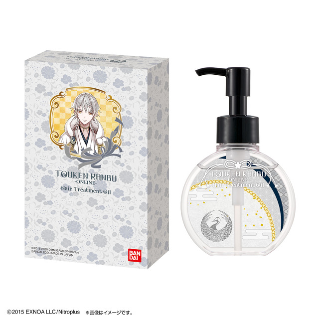 「刀剣乱舞-ONLINE- ヘアトリートメントオイル」鶴丸国永 3,300円(税込)(C)2015 EXNOA LLC/Nitroplus