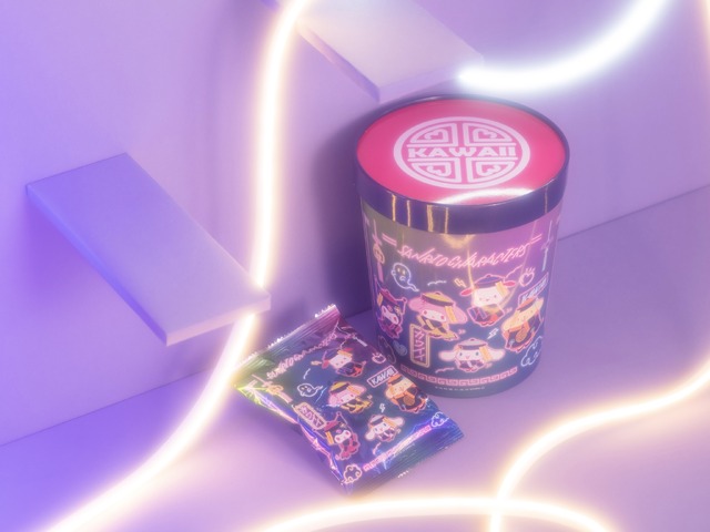 「キョンシーナイト！お菓子バケツBOX」（C） 1976, 1989, 1996, 2001, 2005, 2020 SANRIO CO., LTD.