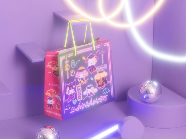 第2弾ナムコ限定「ビジュアルショッパー(全1種)」配布期間：2020年9月18日(金)～11月1日(日) （C） 1976, 1989, 1996, 2001, 2005, 2020 SANRIO CO., LTD.