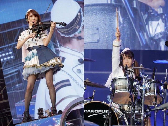 「BanG Dream! 8th☆LIVE」夏の野外3DAYS　DAY3：Poppin'Party、 前島亜美(Pastel＊Palettes 丸山彩役) with RAISE A SUILEN、 Morfonica「Special Live ～Summerly Tone♪～」（C）BanG Dream! Project（C）Craft Egg Inc.（C）bushiroad All Rights Reserved.Photo 福岡 諒祠、 畑 聡