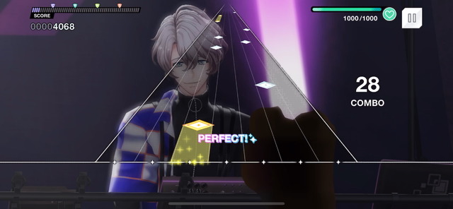 「アルゴナビス from BanG Dream! AAside」ライブパートプレイ （C）ARGONAVIS Project. （C）DeNA Co., Ltd. All rights reserved. （C）bushiroad All Rights Reserved.