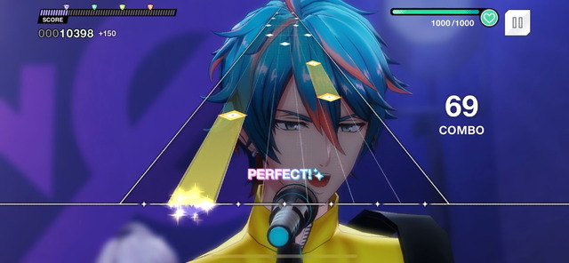 「アルゴナビス from BanG Dream! AAside」ライブパートプレイ （C）ARGONAVIS Project. （C）DeNA Co., Ltd. All rights reserved. （C）bushiroad All Rights Reserved.