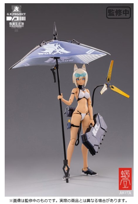 第6位「『G.N.PROJECT』第1.5弾 WOLF-001 水着素体・武装セット 1/12スケール 完成品アクションフィギュア」8,800円（税込）