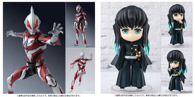 第15話 S.H.Figuarts ウルトラマンジード プリミティブ (ニュージェネレーションエディション) 『ウルトラマンジード』 6,050円(税込) (C) 円谷プロ／第16話　Figuarts mini 時透無一郎 『鬼滅の刃』 2,970円(税込)　(C) 吾峠呼世晴/集英社・アニプレックス・ ufotable