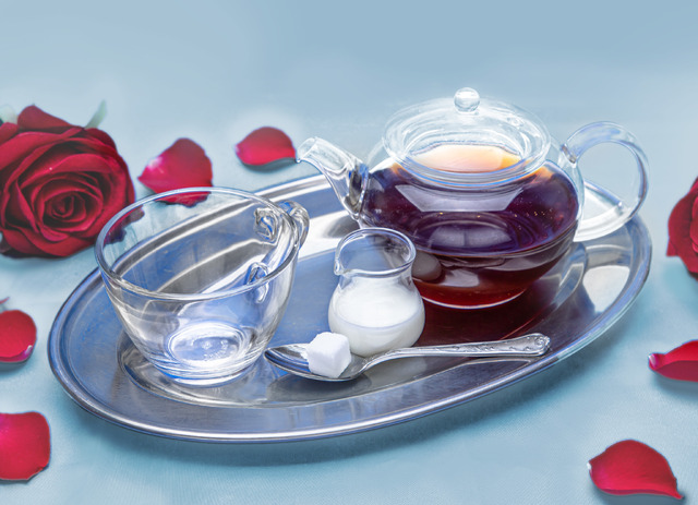 「跡部景吾カフェ～It`s Party Time!～」ホットティー（プリンス・オブ・ウェールズ）（C）許斐 剛／集英社・ＮＡＳ・新テニスの王子様プロジェクト