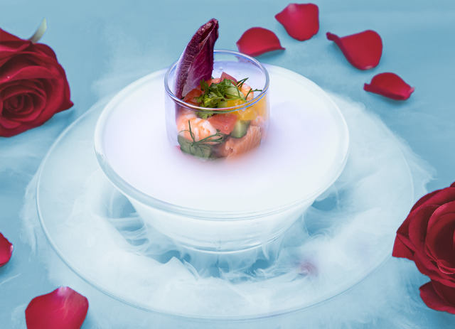 「跡部景吾カフェ～It`s Party Time!～」魚介のカクテルマリネ（C）許斐 剛／集英社・ＮＡＳ・新テニスの王子様プロジェクト