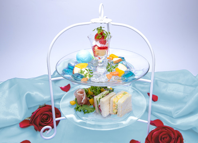 「跡部景吾カフェ～It`s Party Time!～」氷の世界～アフタヌーンティセット～（C）許斐 剛／集英社・ＮＡＳ・新テニスの王子様プロジェクト