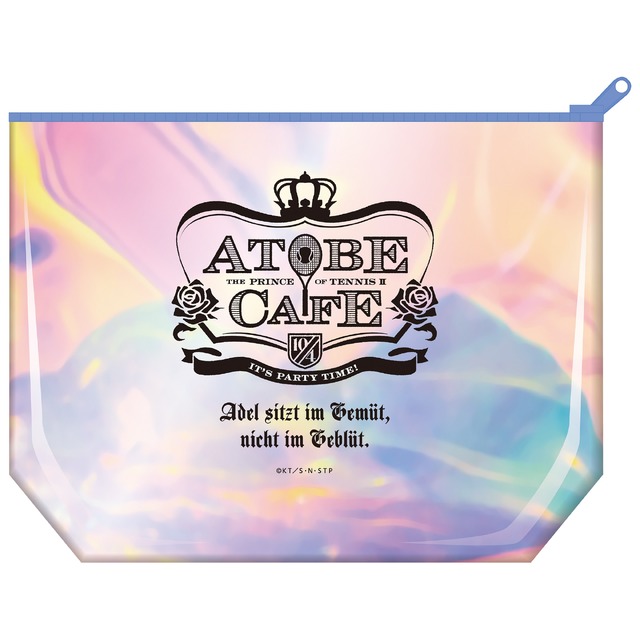 「跡部景吾カフェ～It`s Party Time!～」オーロラポーチ（1種）（C）許斐 剛／集英社・ＮＡＳ・新テニスの王子様プロジェクト