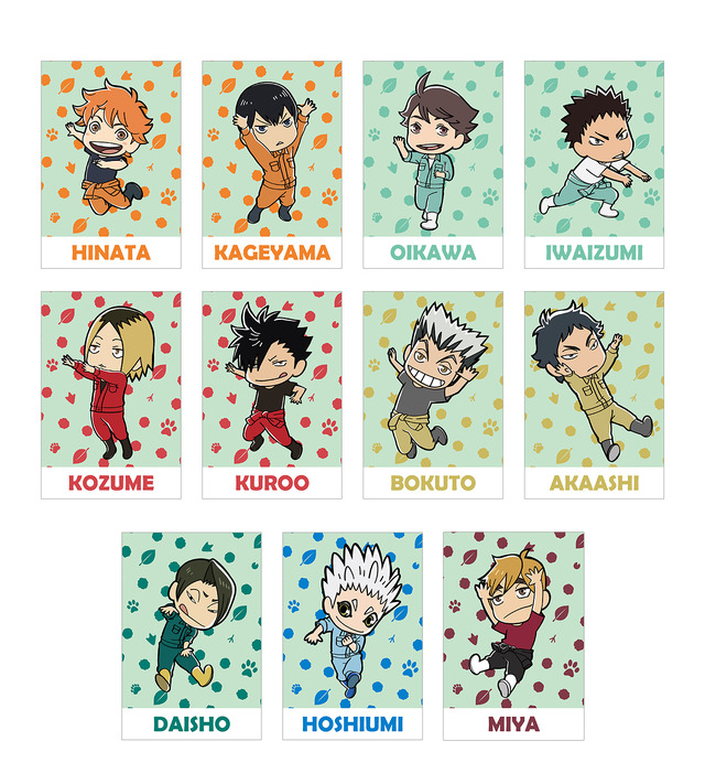 「ハイキュー!! TO THE TOP × 東武動物公園」イベント限定購入特典ポストカード（全11種）（C）古舘春一／集英社・「ハイキュー!!」製作委員会・MBS