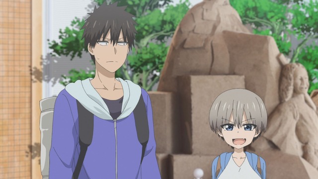 『宇崎ちゃんは遊びたい！』第10話「鳥取で遊びたい！」場面カット（C）2020 丈／KADOKAWA／宇崎ちゃん製作委員会