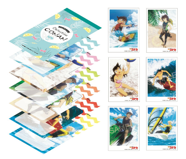 ブロマイド付きスタンドメモ・1セット700円（税別）（C）青山剛昌／小学館・読売テレビ・TMS 1996