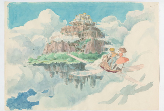 『天空の城ラピュタ』(1986)イメージボード　宮崎駿（C）1986 Studio Ghibli