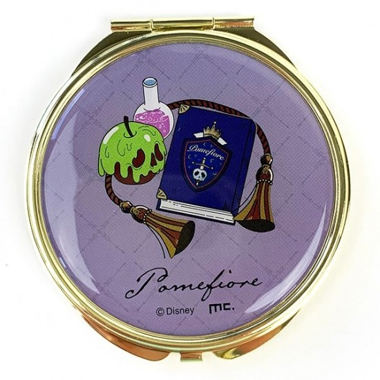 「ディズニー ツイステッドワンダーランド コンパクトミラー　ポムフィオーレ寮」（C）マリモクラフト（C）Disney