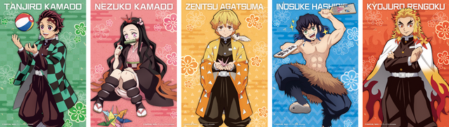 「『鬼滅の刃』弐ノ章-戯典-（にのしょう ぎてん）」オリジナルポストカード(全5種/ランダム配布)（C）吾峠呼世晴／集英社・アニプレックス・ufotable