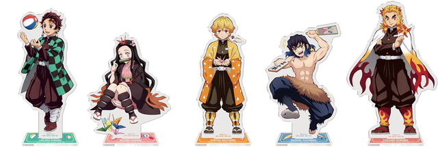 「『鬼滅の刃』弐ノ章-戯典-（にのしょう ぎてん）」鬼滅の刃 スタンド付きアクリルプレート-戯典-／全5種（C）吾峠呼世晴／集英社・アニプレックス・ufotable