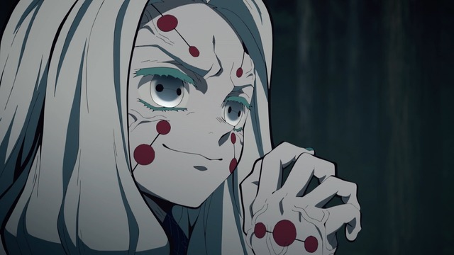 『鬼滅の刃』蜘蛛の鬼（姉）（声：白石涼子）（C）吾峠呼世晴／集英社・アニプレックス・ufotable