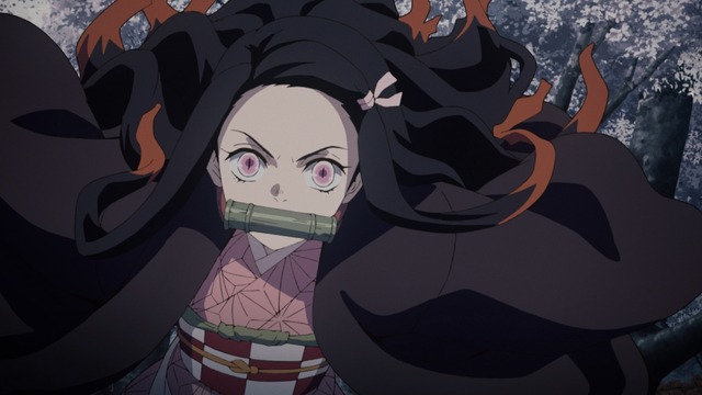 『鬼滅の刃』禰豆子（声：鬼頭明里）（C）吾峠呼世晴／集英社・アニプレックス・ufotable